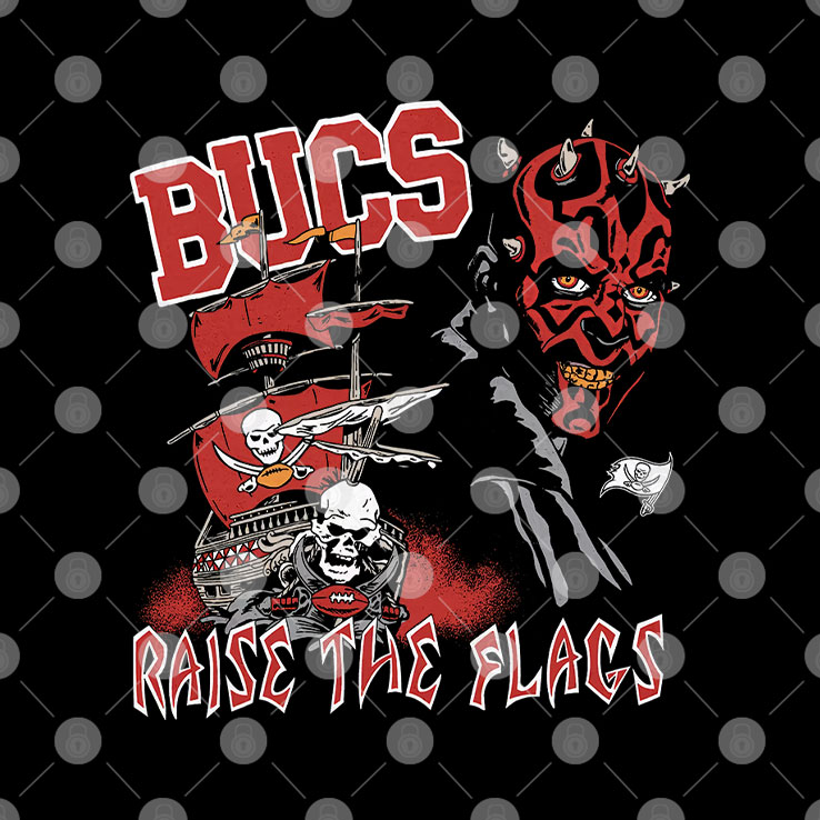 Bucs Raise The Flags Tampa Bay Football Pirate Shirt