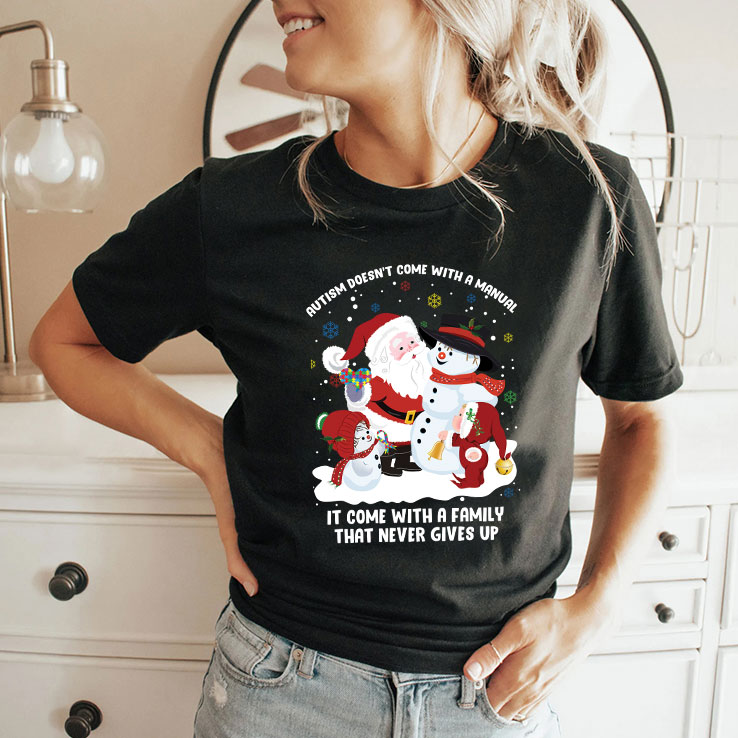 Christmas Autism Shirts Autism Awareness Tee