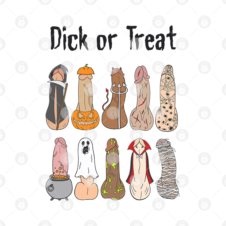 Halloween Dick Or Treat Shirt