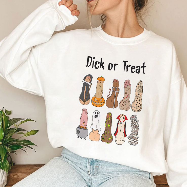 Halloween Dick Or Treat Shirt