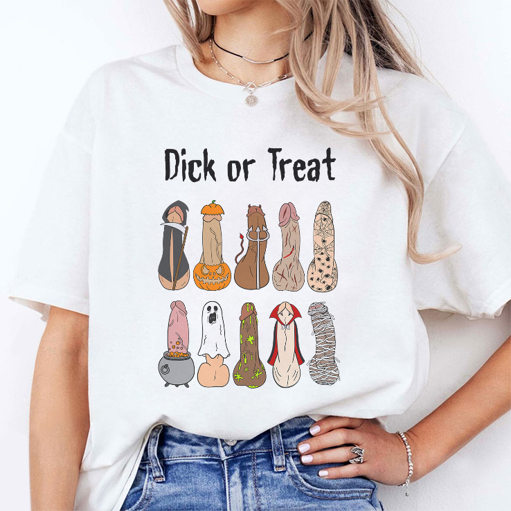 Halloween Dick Or Treat Shirt