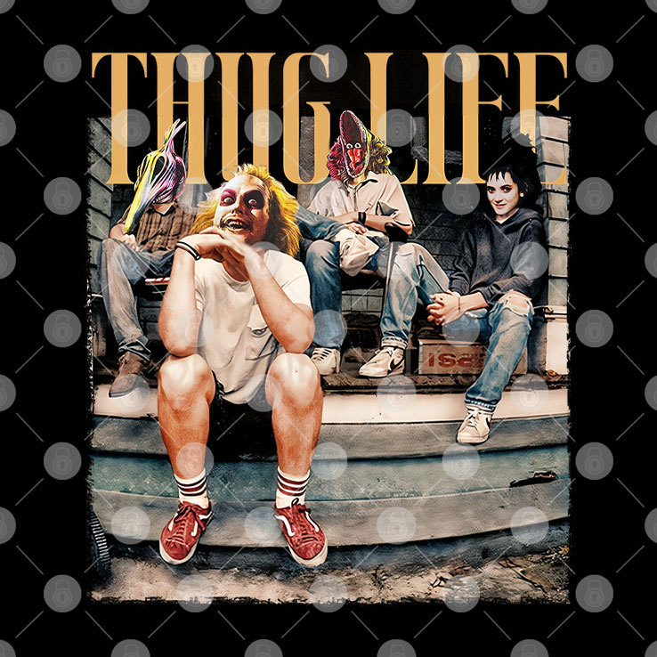 Thug Life Beetlejuice For Halloween T Shirt